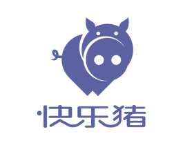 快乐猪 商标图样