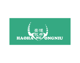 豪悍攻牛 商标图样