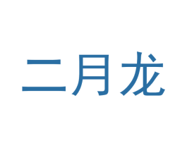 二月龙 商标图样