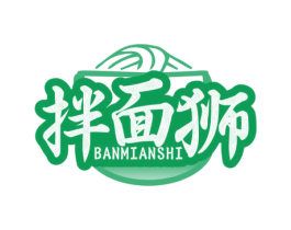 拌面狮 商标图样