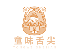 童味舌尖 商标图样