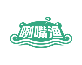 咧嘴渔 商标图样