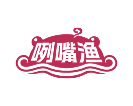 咧嘴渔 商标图样