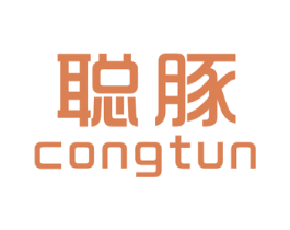 聪豚 商标图样