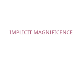 IMPLICITMAGNIFICENCE 商标图样