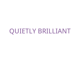 QUIETLYBRILLIANT 商标图样
